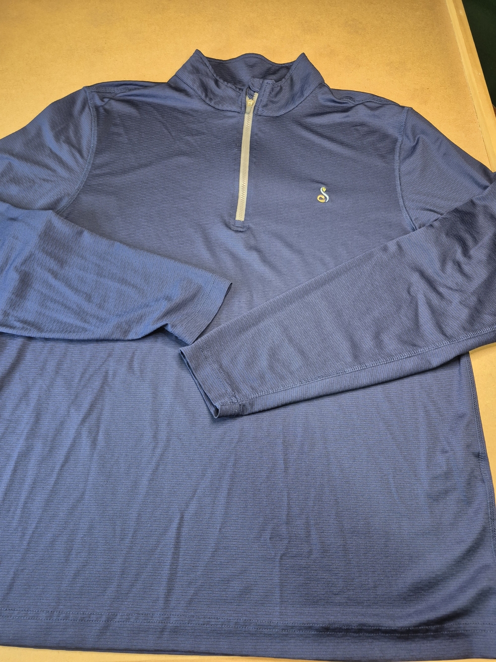 Dunning Men's Navy Quarter-Zip Lightweight Shirt Jacket 3688/1